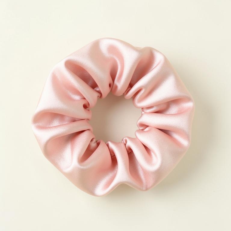 Blush Pink Satin scrunchie — Strawberry Milk 2